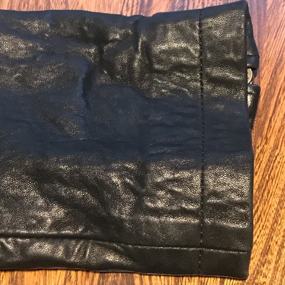 Vintage Large Jaded By Knight Lost Angels Denim Leather/Lamb Skin Moto Jacket - Picture 10 of 13